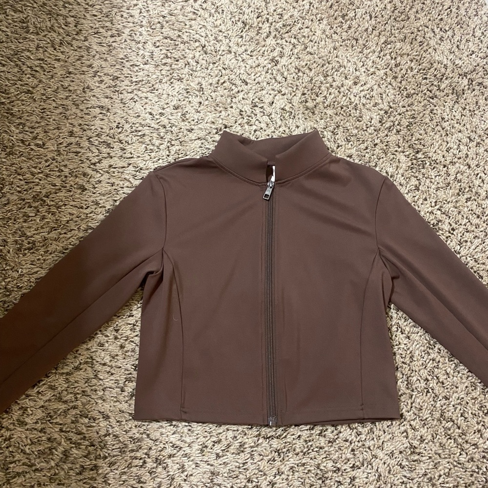 Balance Athletica Half Zip Cloud Cropped